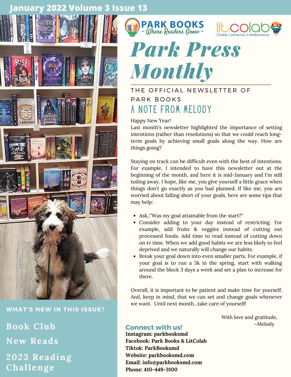 LiteracyPark's tweet photo. January Store Newsletter - https://t.co/RtaKu5XMzb https://t.co/Th6f7Ae72X
