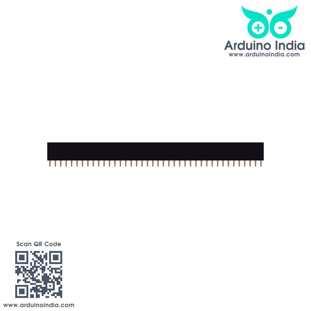 IndiaArduino's tweet image. Female Headers - 2.54mm Pitch - 40 Pins 
Female Headers - 2.54mm Pitch - 40 Pins is a female header use to mount directly on your pcb. It has... 
arduinoindia.com/buy/female-hea… 
#arduino #arduinoindia #indiaarduino 
#ardu...