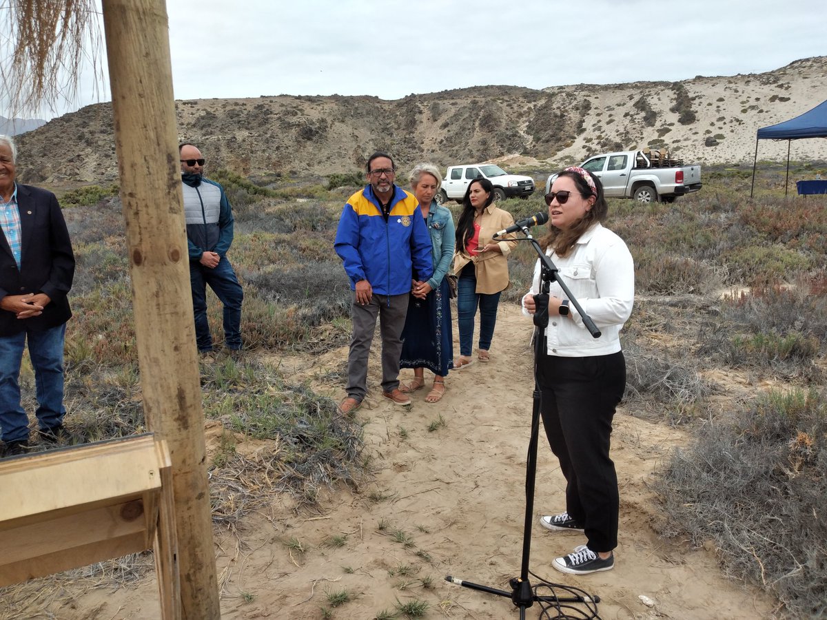 MMAAtacama's tweet photo. SEREMI @MMAAtacama @nata_penroz junto al   @DPPHuasco    , Rodrigo Loyola encabezaron Ceremonia de cierre de proyecto FPA 2022 denominada “Construcción de un mirador y reparación de miradores del humedal urbano de Carrizal Bajo” Comuna de Huasco. https://t.co/gAr7YAvj99