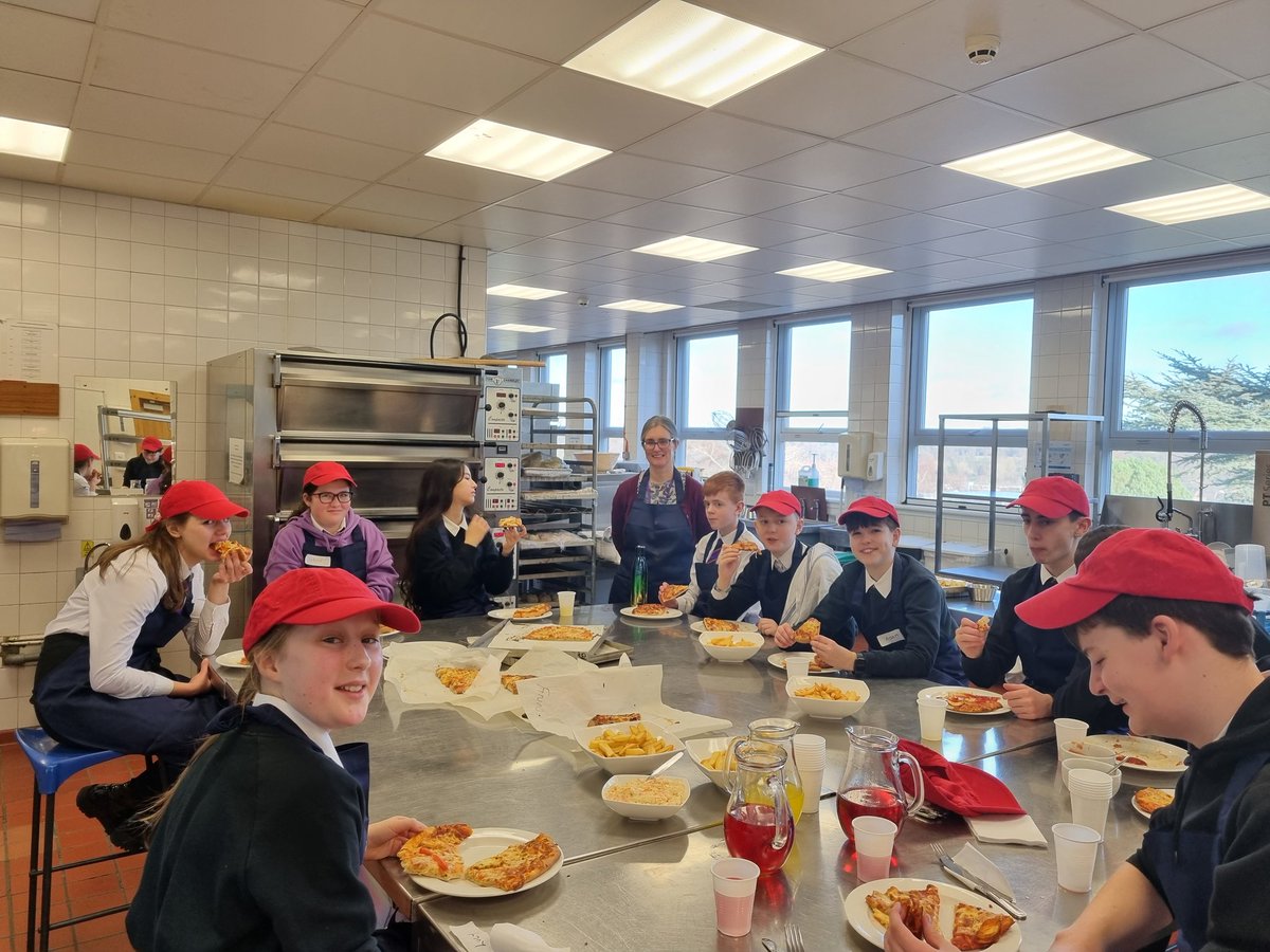 HE_KinrossHS's tweet photo. S2s winners following @Springboard_UK had a great day @UHIPerth_ with the hospitality dept, enjoying a chocolate workshop. Home made pizza for lunch.  Thanks to Neil and Ype #skillsforwork #khssuccess https://t.co/BTbyyTl15P
