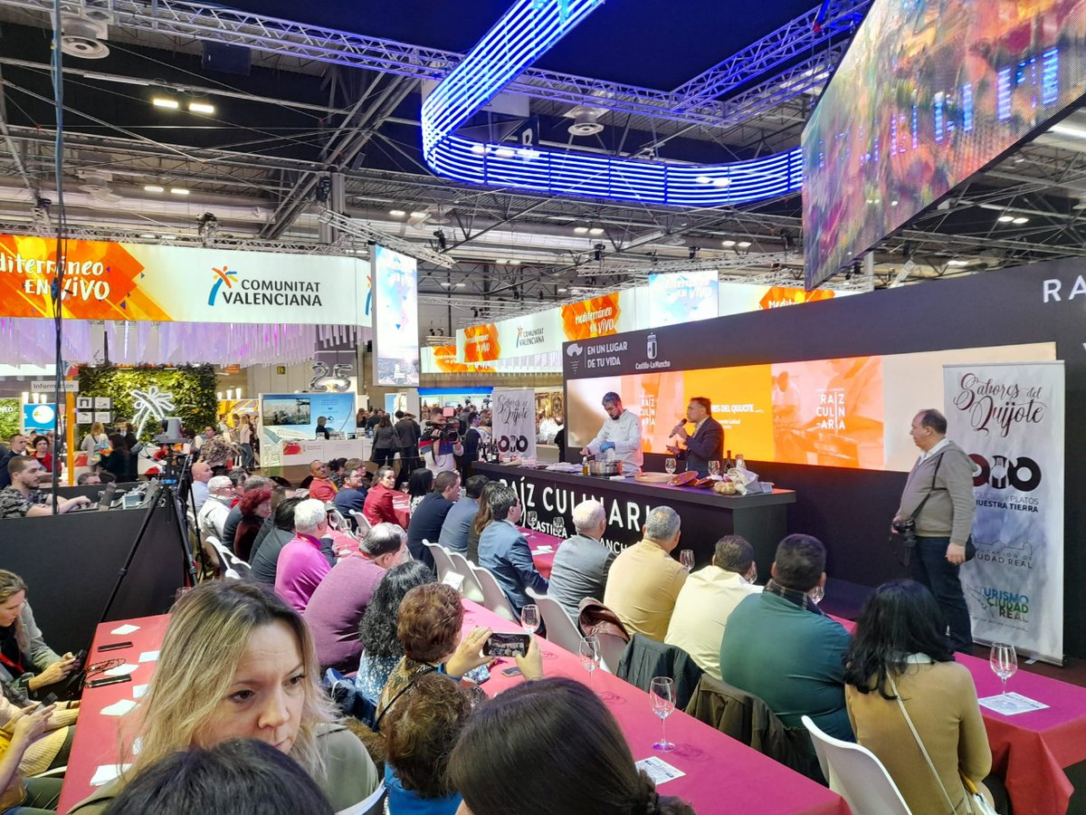 Sabores_quijote's tweet photo. 🍷 Sabores del Quijote, ha estado presente en en FITUR 2023, con un programa que han podido disfrutar todos los asistentes y participantes en el Stand de Ciudad Real. https://t.co/pV6Ykn1Stg