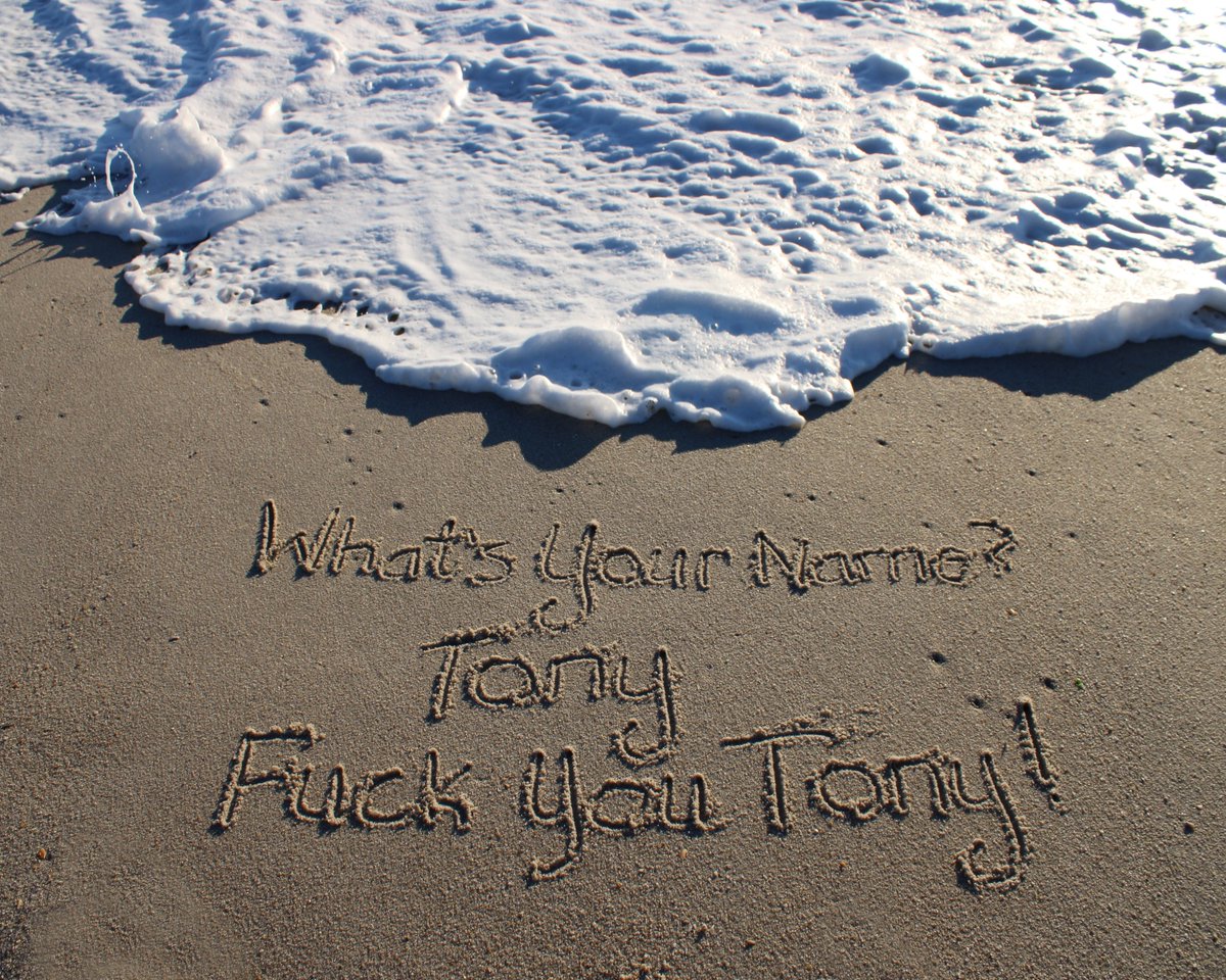 talf1965's tweet photo. @MileyCyrus 
My ex WRITES NAMES IN THE SAND (amongst other things)   Check this out.... Gonna keep sending, I am persistent 
https://t.co/K0qyY18JKs  #Beachwritingsnj 
@Beachwritingsnj   @TraceCyrus @BrandiCyrus @tishcyrus  #helpoutasmallbusinessMiley https://t.co/gK0lIP5Pzp