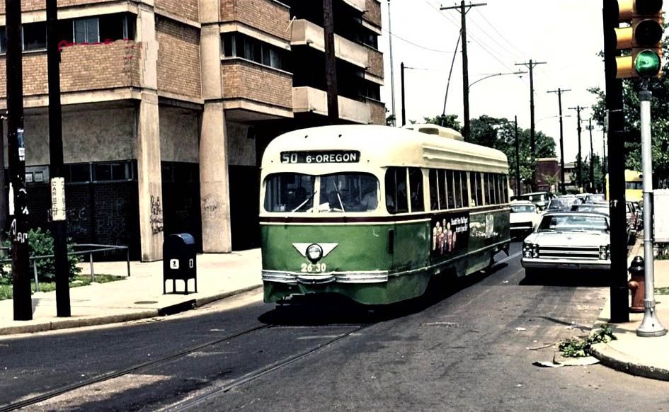 SEPTA_SOCIAL's tweet photo. #Throwbackthursday π
When the Route 50 toured South Philly as a trolley & traveled to 6th & Oregon! Today, the Route 50 occupies Northeast Philadelphia as a bus.
πQuiz Timeπ: Who can tell us beginning & ending stops of the Route 50?
#SEPTA #SEPTASocial #TRANSIT https://t.co/5YW0hBUsCF