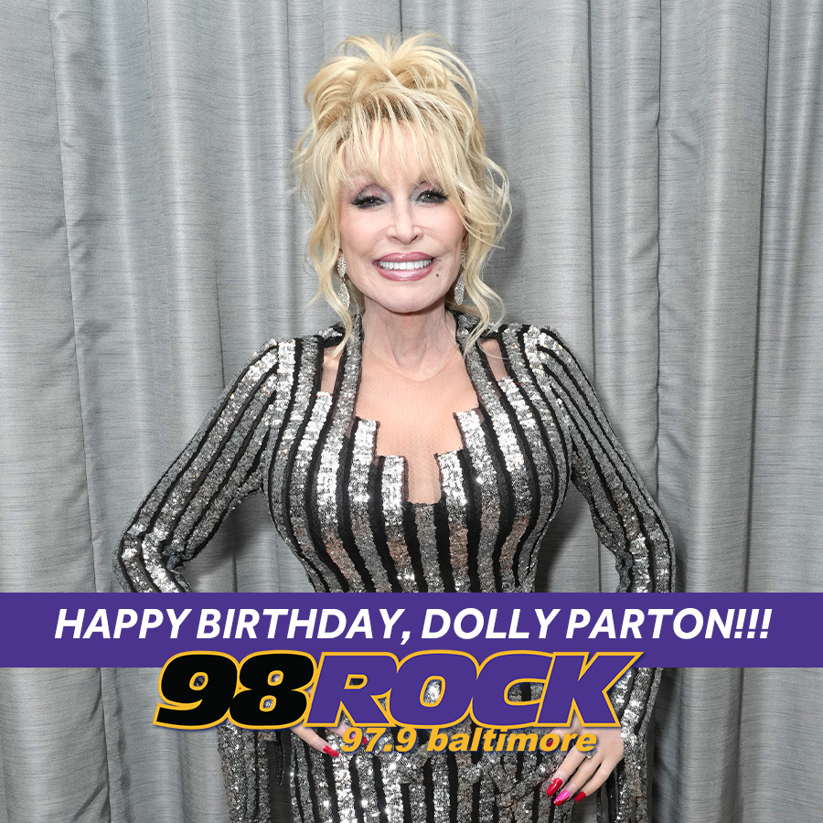 Happy Birthday to ROCK AND ROLL HALL OF FAMER Dolly Parton! Look, she\s in the hall, we have to report on it! 