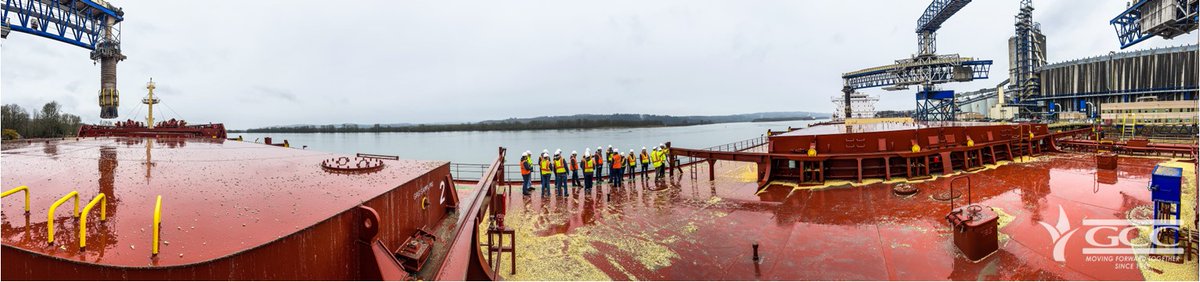 GardenCityCoop's tweet photo. 🌾The GCC Board and Leadership Team attend the 2023 January Board Meeting in Vancouver, WA.
👏Thank you TEMCO (CHS) for the Terminal and Ship Tour in Kalama, WA.
#temco #chs #gcc #movingforwardtogether https://t.co/pM6aWCW77S