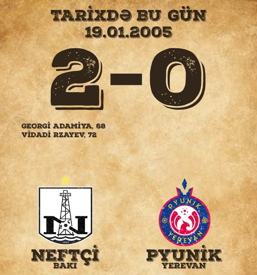 PFC_Neftchi's tweet photo. 🗓 1️⃣9️⃣.0️⃣1️⃣.0️⃣5️⃣ - Flagman defeated Pyunik in the quarterfinal of CIS Cup 2005 with the goals of Adamia and Rzayev and qualified to semifinal. At the end, White-Blacks became runner-up of CIS Cup 🥈🇦🇿
#Neftçi #CISCup https://t.co/Ugm7REGQNa