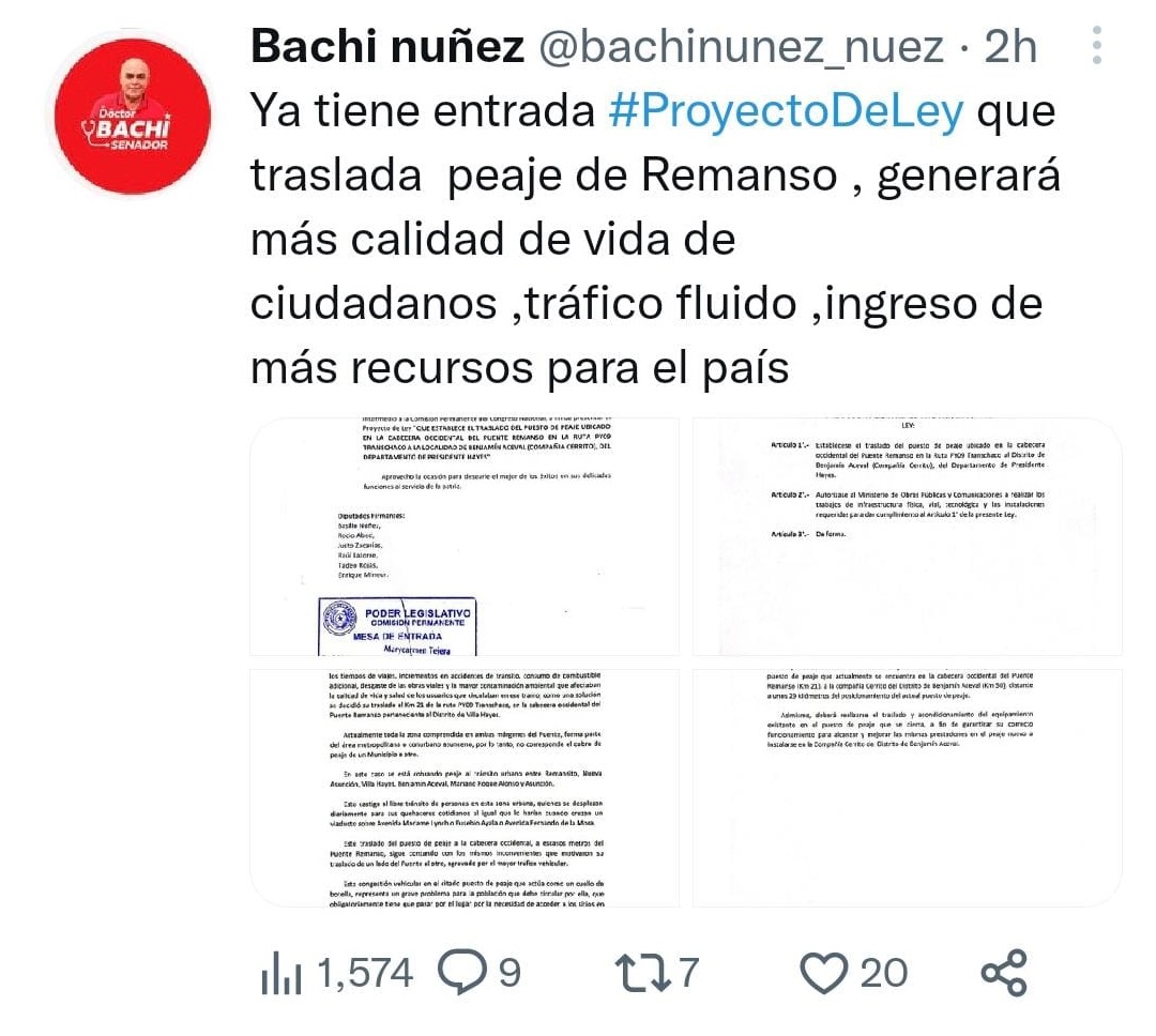 pablocallizob's tweet photo. ¿Por qué quieren trasladar el peaje de Remanso a Benjamín Aceval? Resulta que 127 camiones de Ecoresa y el Farol S.A. llevan 2.300 tn de basura todos los días hasta su planta en Villa Hayes, pagando Gs. 30.000 de peaje por día (ida y vuelta). Hagan el cálculo de ahorro anual🤠 https://t.co/lIXsH7lnpe