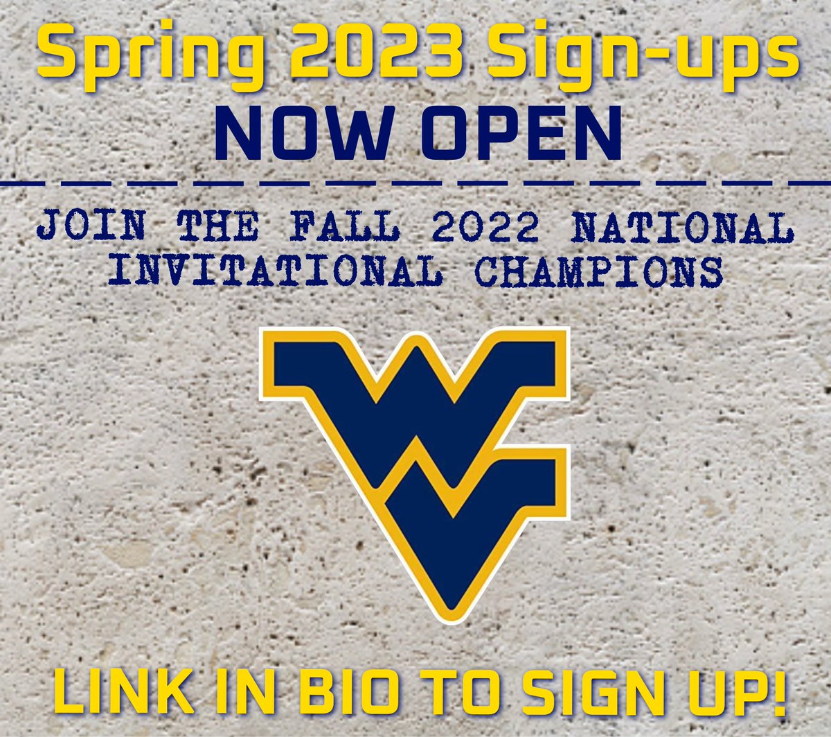 West Virginia University Club Golf Team tweet media