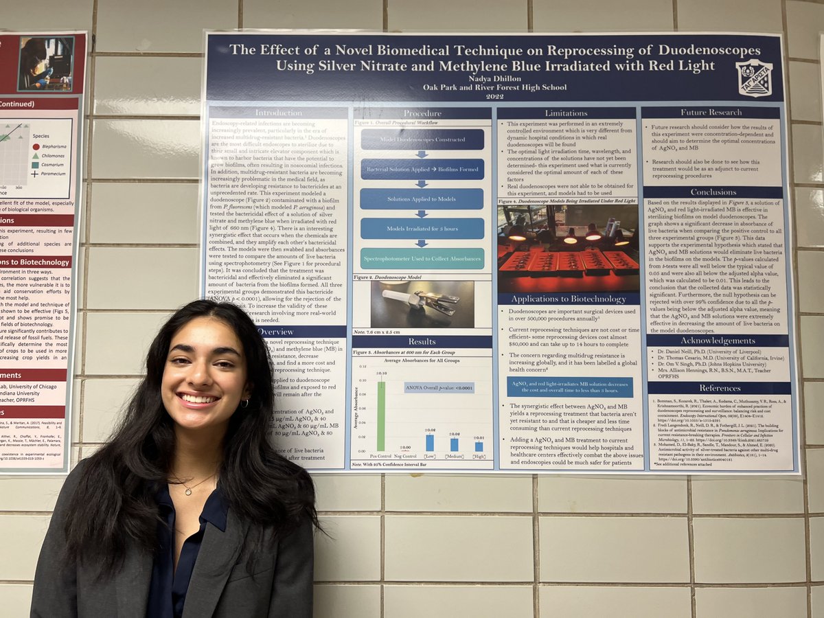 oprfhshuskies's tweet photo. “Words cannot express my gratitude for my work being rewarded and exposed to an expanded audience!”
Join us in congratulating Nadya Dhillon, #oprfhs' first Regeneron Science Talent Search scholar!
Learn more about Nadya's amazing achievement: https://t.co/wFgajaLdrR https://t.co/3VmAd4uFVw
