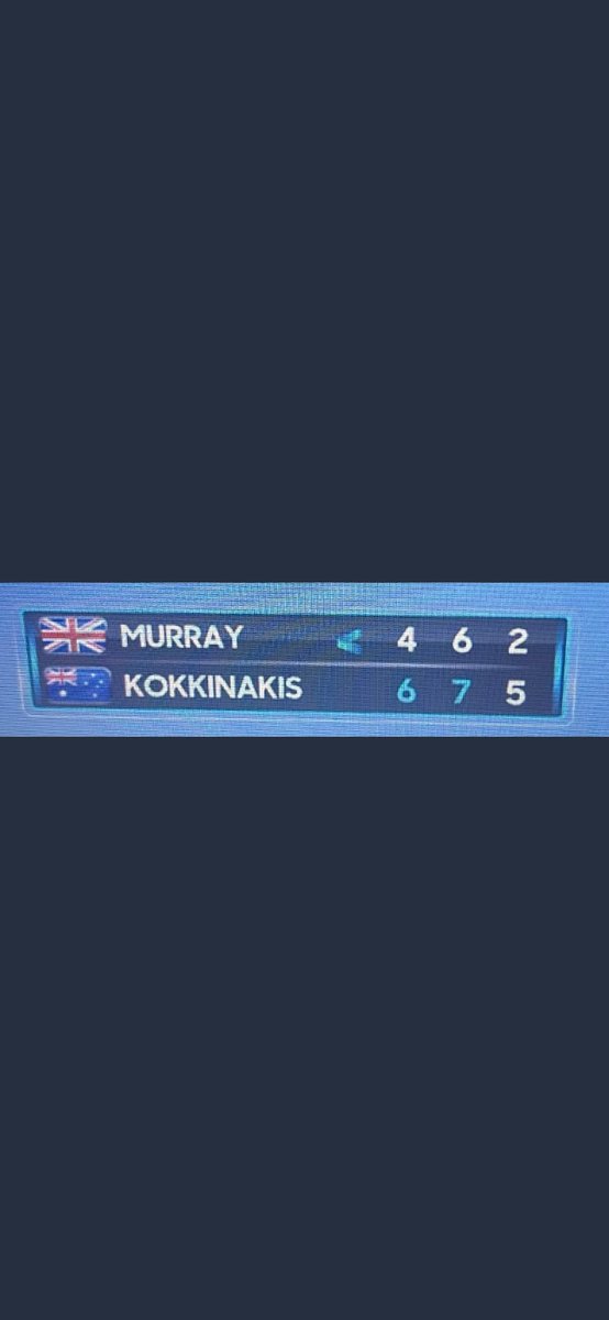 Andy Murray won this match