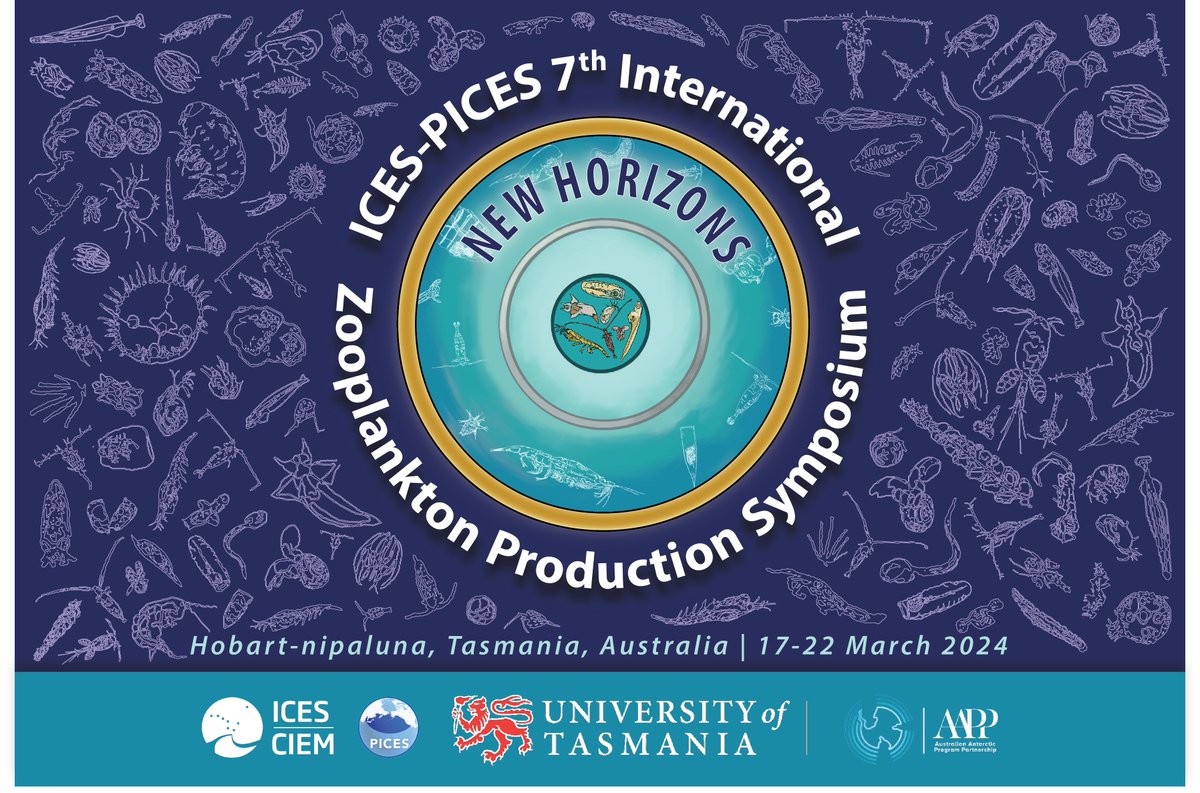 ICESmarine's tweet photo. Want to discuss #zooplankton?!
Session proposals welcome for #ZPS7: 7th Zooplankton Production Symposium in Hobart, Australia, 17-22 March 2024.
Deadline for submissions: 15 March 2023
➡️ https://t.co/S9SQ8CRi27
@PICES_MarineSci @Ant_Partnership @CSIRO @IMASUTAS @FishOceansCAN https://t.co/74AocIEMO1