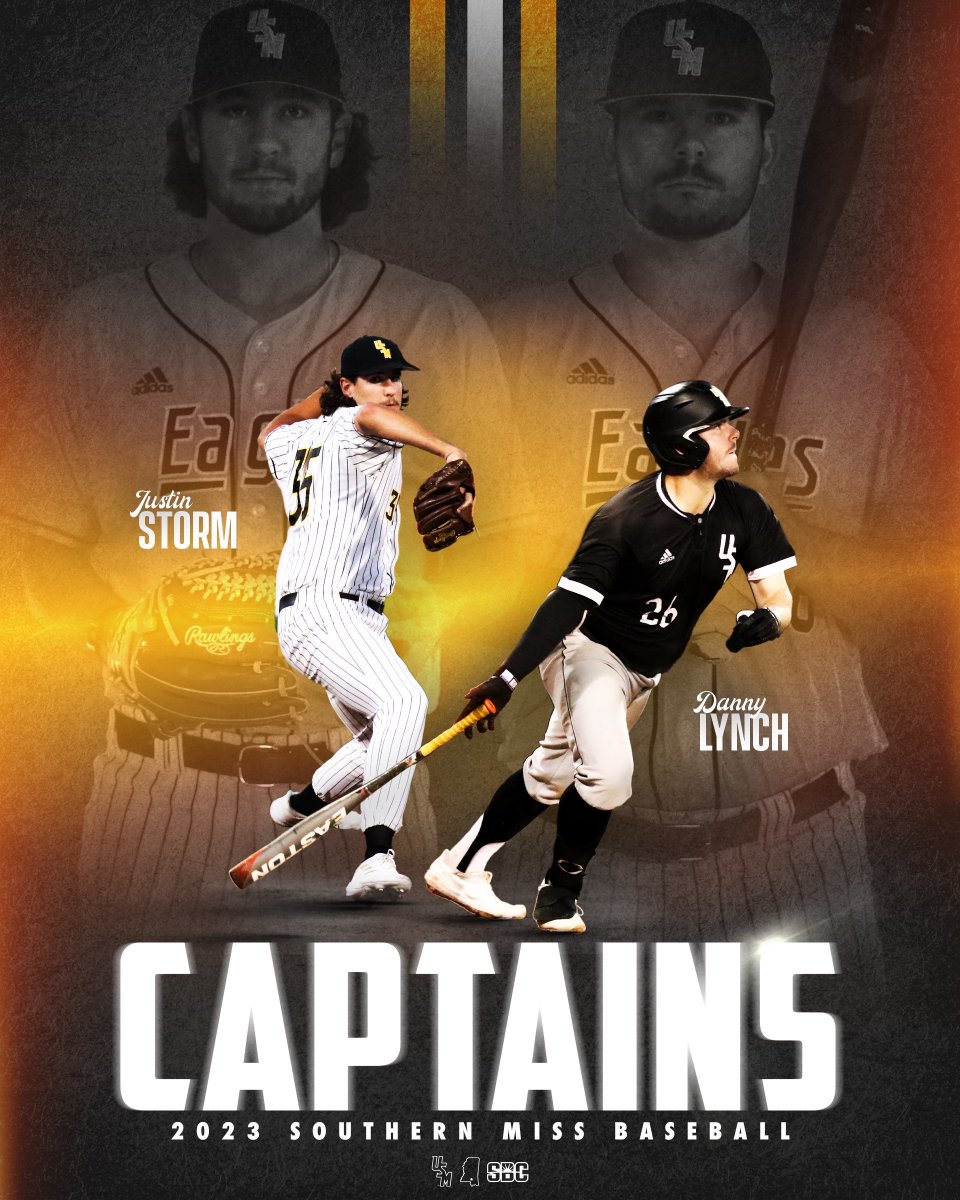 SouthernMissBSB's tweet photo. Say hello to our 2023 team captains...

#EverythingMatters | #SMTTT https://t.co/aYFpMJJGNb