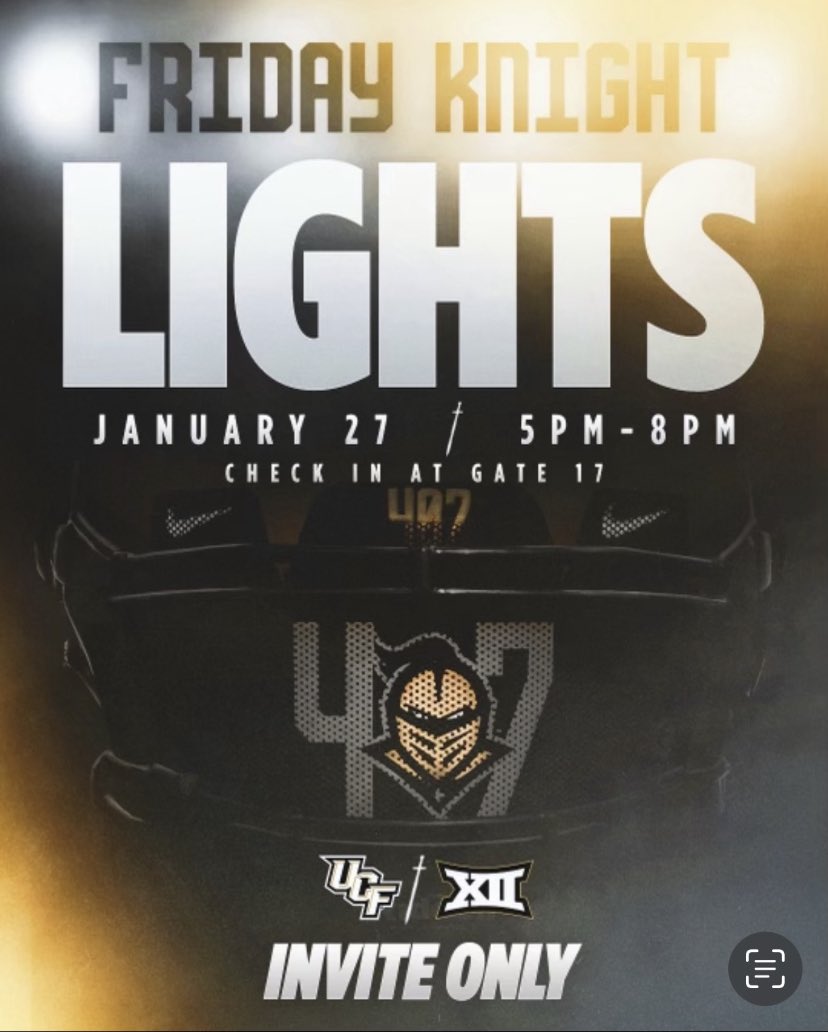 SherodeDenton's tweet photo. I will be attending UCF on January 27th 🟡⚫️ @UCF_Football @Dwight_XOS https://t.co/v6stGaE3JR