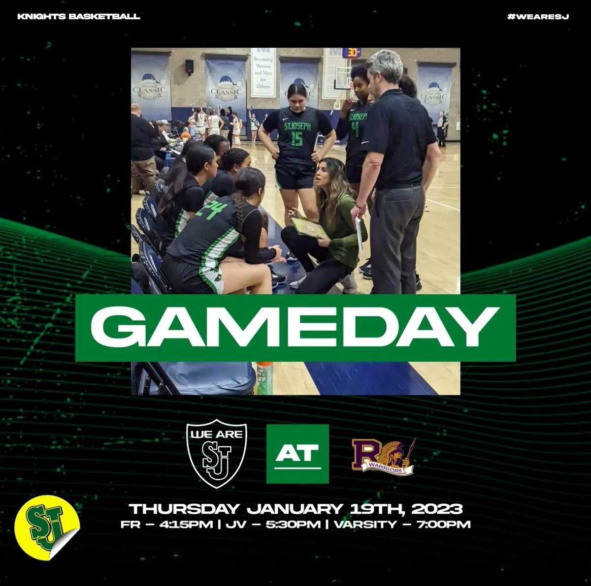 Rybarra13's tweet photo. πππ ππππ¬ @SJladyknights . Let's go Knights! #sjhoops #basketball https://t.co/unPd9CO6yU