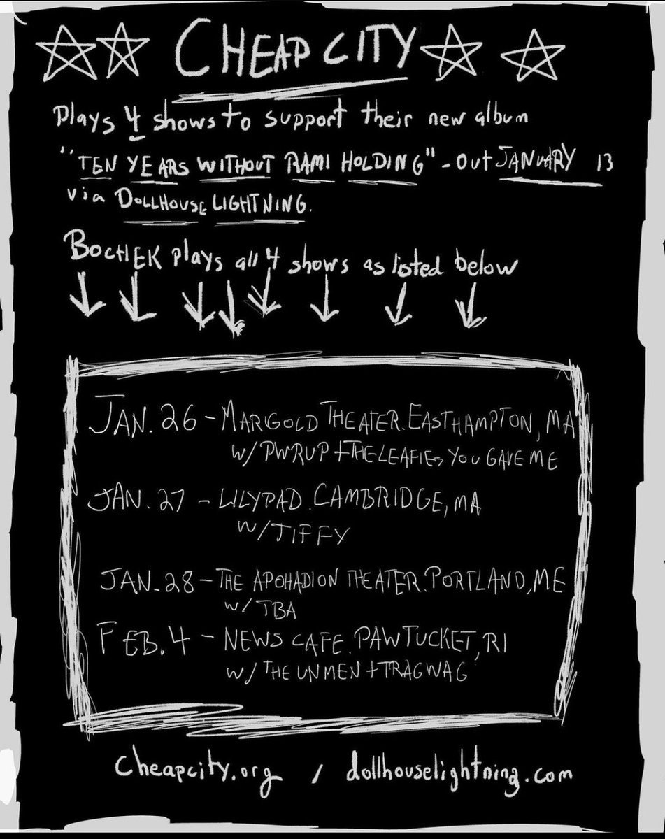 honestly come to our 4 shows with cheap city next week for all i care see what i think show up i dare you