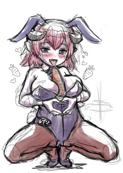 Skeb進捗:ラフ
ご依頼主のオリキャラ、悪魔っ娘レインちゃんを描かせていただいています 