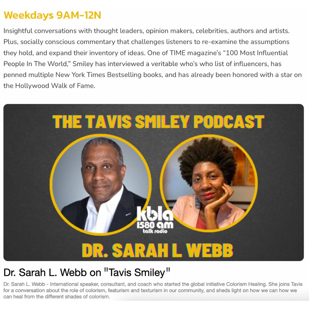 Colorism Healing tweet media