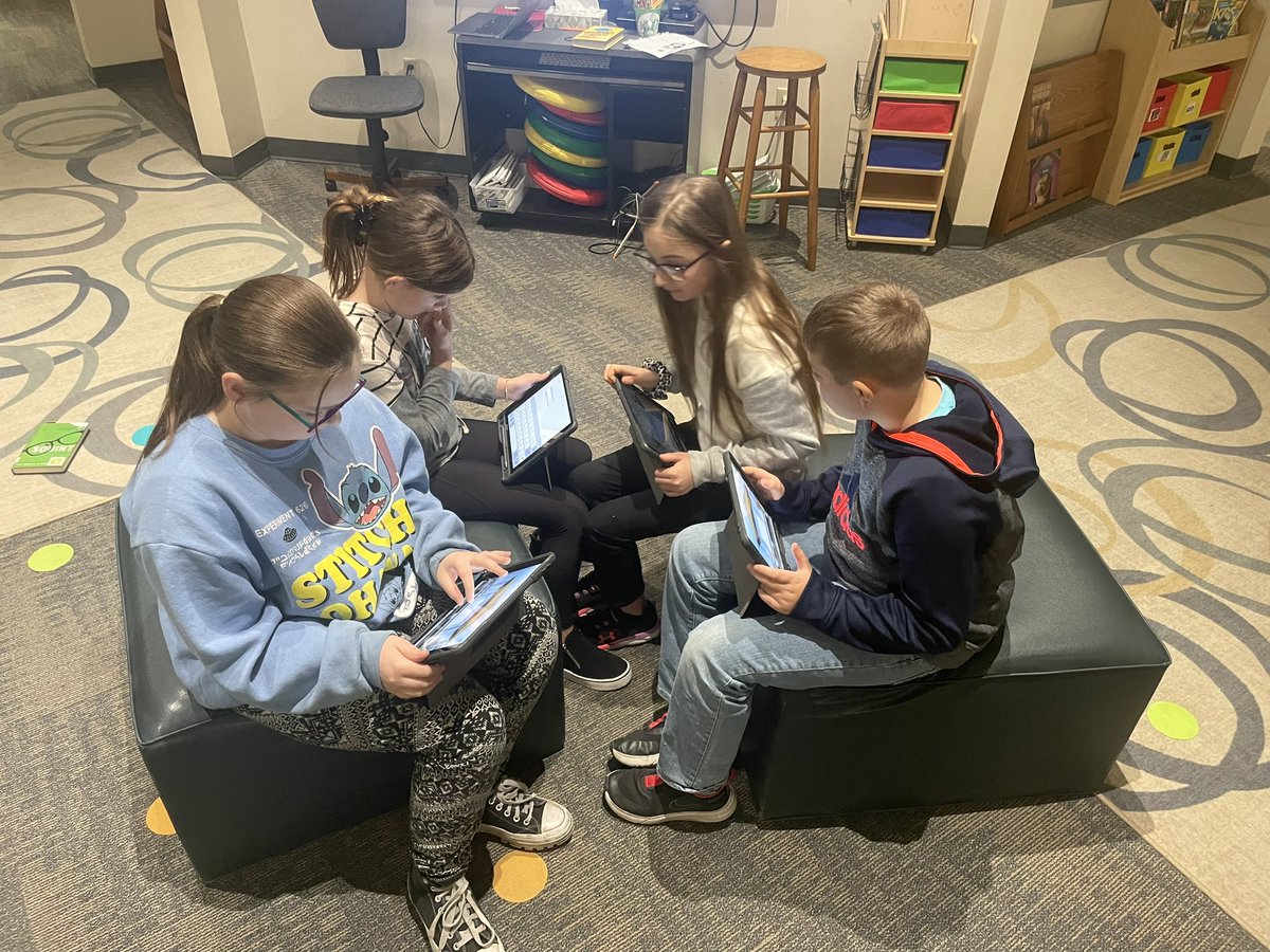 annamvandelft's tweet photo. Students began writing scripts for their green screen projects using our Mark Twain award nominee book and future author visitor @stacymcanulty book Millionaires For The Month. @KCR1SCHOOLS https://t.co/48DXQJq0YR