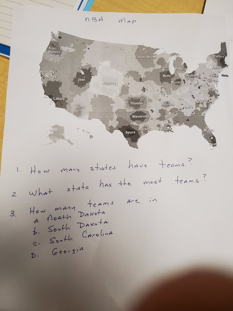 NBA Geography
Trick them into learning Geography!!!
#pedagogy