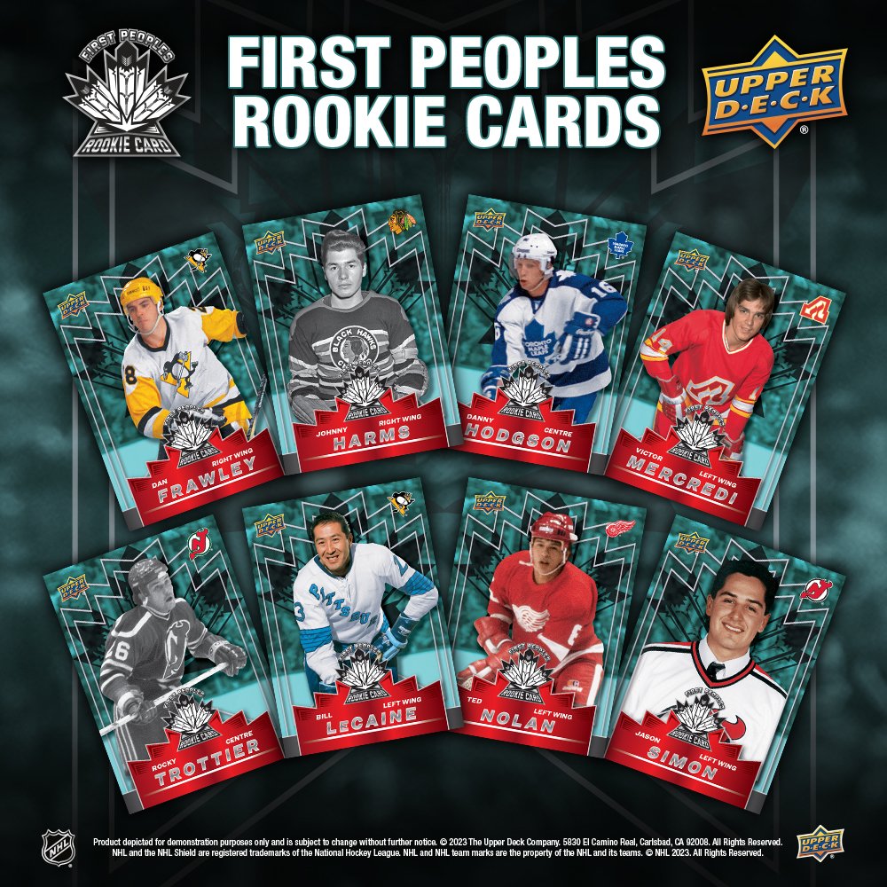 We'll have former NHL coach and player <a href="/TedNolan/">Ted Nolan</a> on the show today to talk about Upper Deck's brand-new NHL First Peoples rookie cards. Even after a prolific hockey career, he says it's the first official hockey card bearing his photo.
That's at 4:00 p.m./ 3:00 p.m. CT.