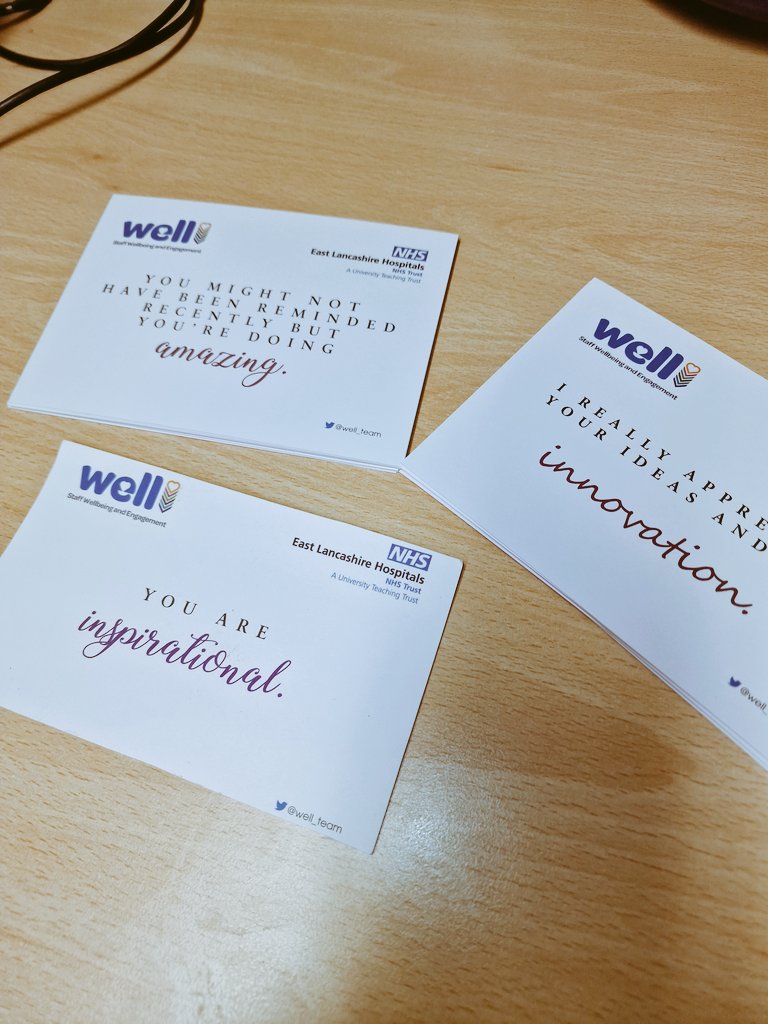 Sharing some messages of thanks within our respiratory teams this week #wellbeing #sharethelove #ThankYou @ELHT_NHS @well_team