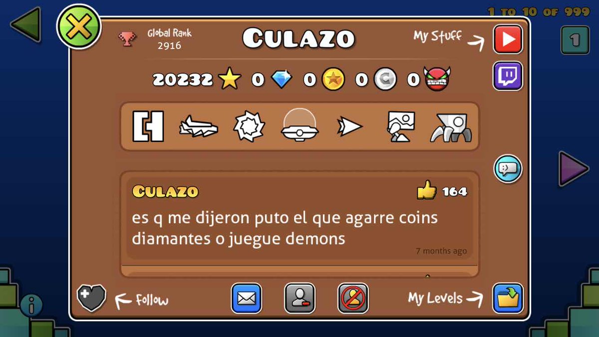 today_gd's tweet image. This player looks like a FRAUD but has been proven LEGITIMATE by The Council of StarGrinders 😳‼️