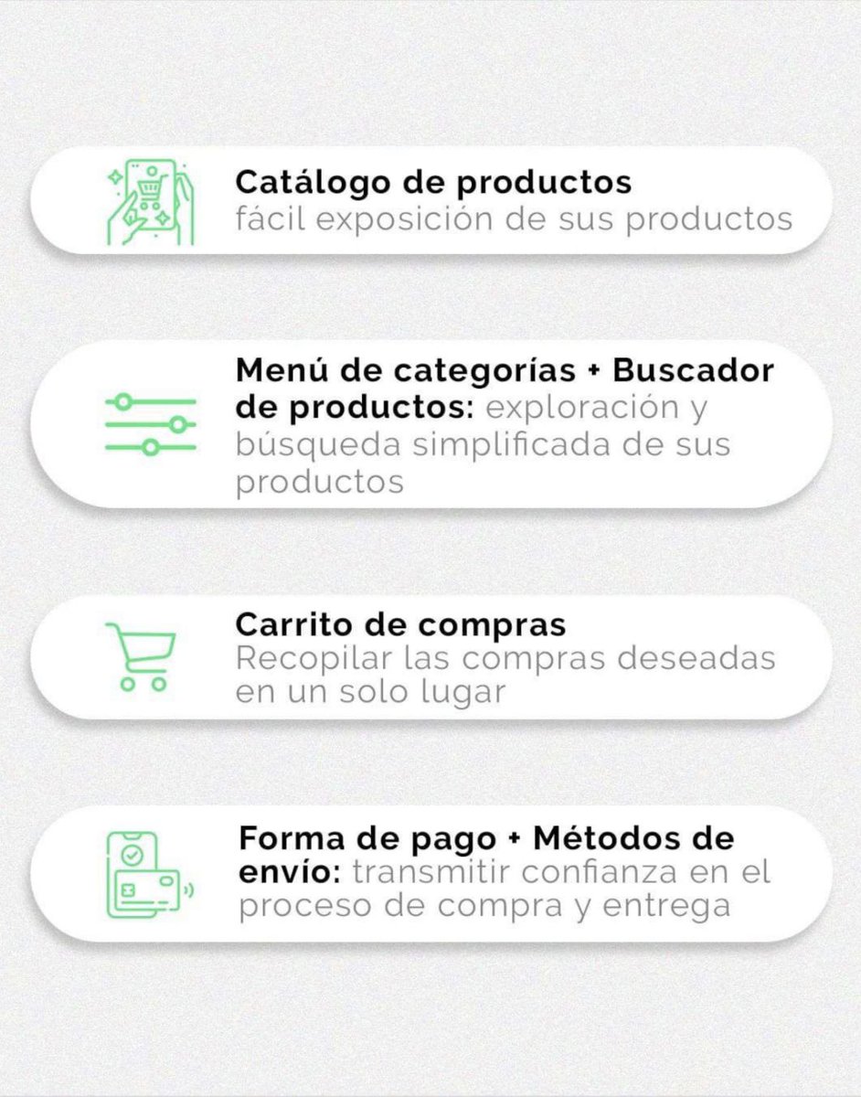 altitude_ec's tweet photo. ¿Tu e-commerce tiene estos elementos/herramientas? 🖥🤓

Las tiendas físicas no son las únicas que brindan una experiencia de compra, una web pensada en el proceso de compra de tu cliente, pondrá todos los factores a tu favor. 🛍

#MarketingDigital #eCommerce #Web #DesarrolloWeb https://t.co/4OiNBDqCAc