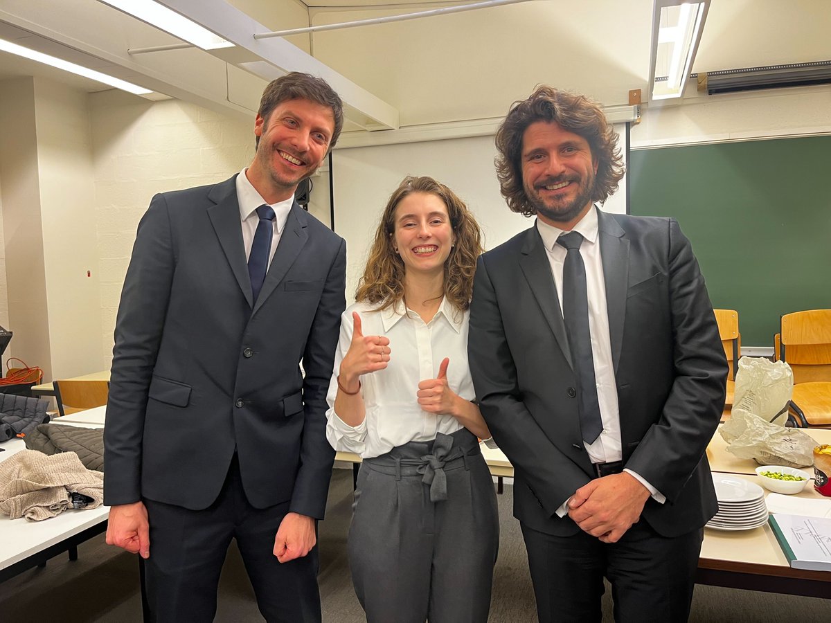 Dr. <a href="/Lea_De_Brito/">Léa De Brito</a>  and her proud supervisors and jury members! 🌲🌲🌲

<a href="/frsFNRS/">F.R.S.-FNRS</a> – <a href="/ULiegeResearch/">ULiège Research & Innovation</a> – pic by <a href="/NarimaneChatar/">Narimane Chatar</a>
