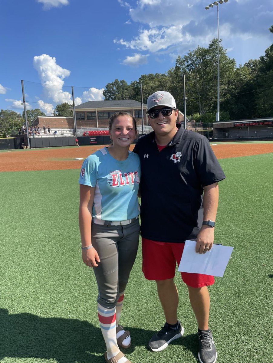 CoraLevy11's tweet photo. So excited to announce that I will be continuing my academic and athletic career at Gardner-Webb University!!! Thank you @GWUSoftball for this opportunity, I can’t wait!!! #skodawgs ❤️🖤 @baileywigness @todell04 @mackenzisteele @CarolinaEliteS1 https://t.co/KLkCYfGiAE