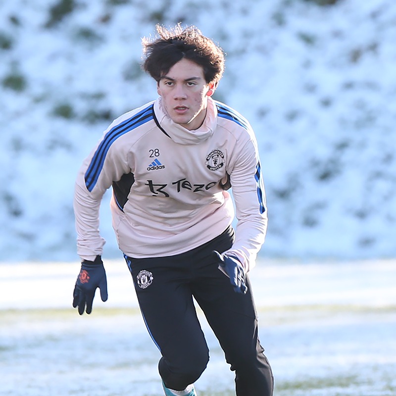 ManUtd's tweet photo. ❄️ Winter fits. 

#MUFC