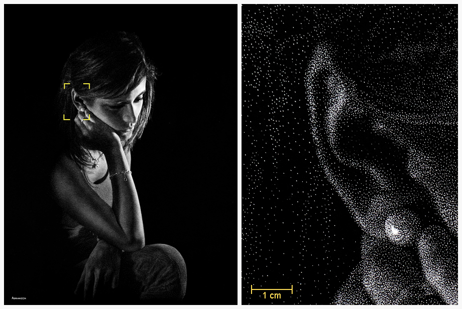 ManuelAdrianzen's tweet photo. "Melancholy II" White ink on black paper. Original artwork available at:
https://t.co/vRPViQwNcT
#stippling #drawing #ink #portrait #retrato #art #wallart #homedeco #blackandwhite #artcollector #artgallery #finearts #puntillismo #womaninbizhour https://t.co/U0eXULlql5