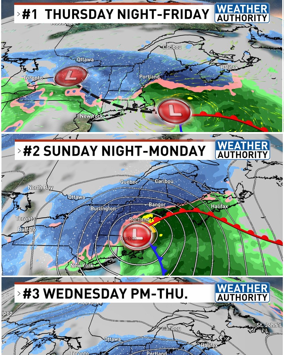 MaineAdventures's tweet photo. We are loving the snow outlooks dominating our feed right now 😍 Finger's crossed, and stay tuned! Only folks who love snow days more than kids are snowmobilers and skiers/riders! 🙌❄️❄️❄️
@charliewgme @mattnbcboston #mewx #bringiton #mainesnowmobiling https://t.co/YRFrLLpDLu