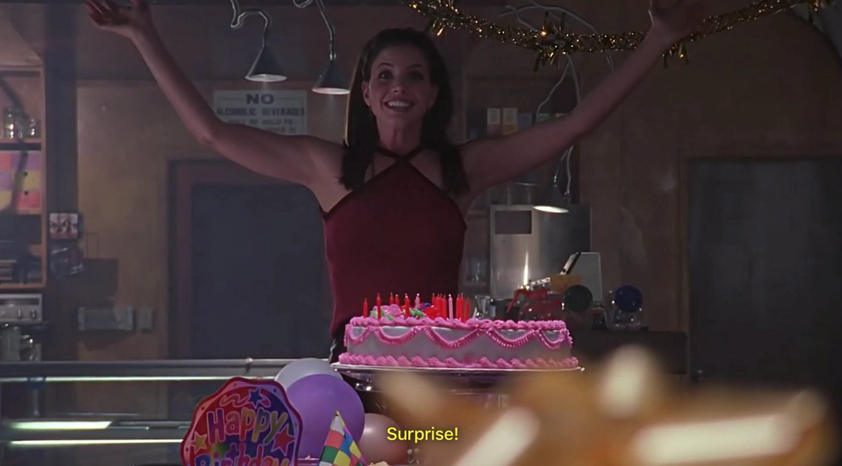 slayerfestx98's tweet photo. 25 years ago today, Buffy Summers had her 1st of what would be many terrible birthdays while Spike and Drusilla assembled a big blue demon, our slayer finally did the deed with her vamp bf, and s2's "Surprise" aired leaving us on a cliffhanger of what exactly happened to Angel... https://t.co/C4QpgfOgiU