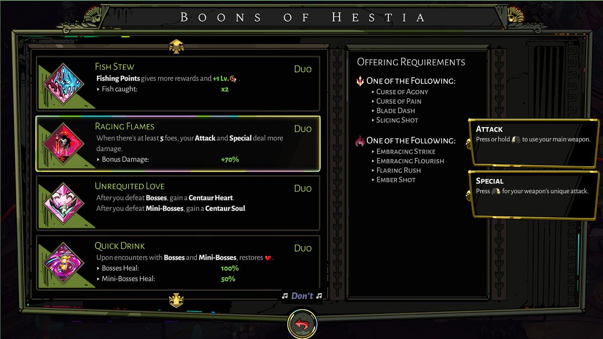 OlympusExtra's tweet photo. Hestia duo leaks for the upcoming HestiaExtra full release! Do note that Danger Zone (Hestia-Athena) has now been buffed to include trap damage, and Quick Drink (Hestia-Dionysus) is unaffected by Lasting Consequences! https://t.co/hujPs1WCpK