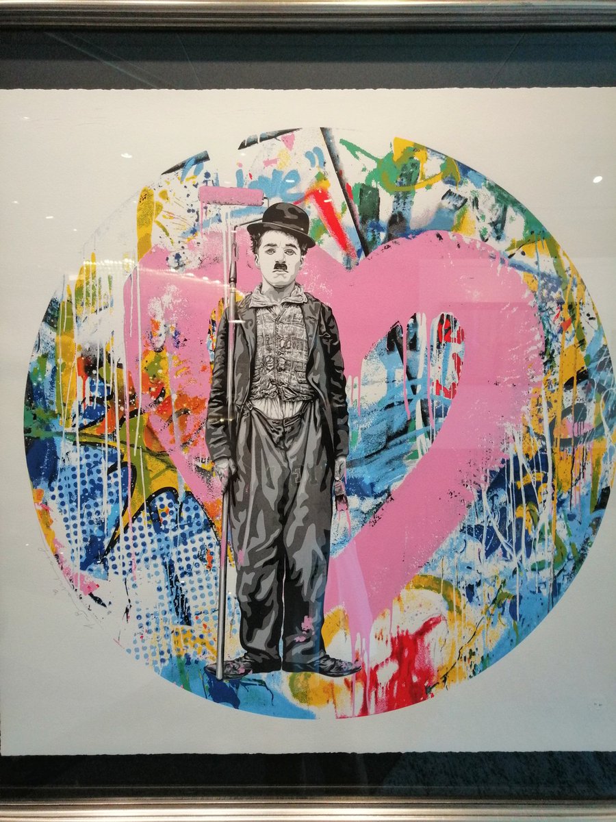 natyoungyoga's tweet photo. @DavidBCrump I was reading your book on the beach in Aruba strangely on a fixed piece of wood on the beach was a small painted picture of Charlie Chaplin? And on board ship in the art gallery they were selling this picture, I so wanted the initials FK to be in the paint https://t.co/fCuICZM61a