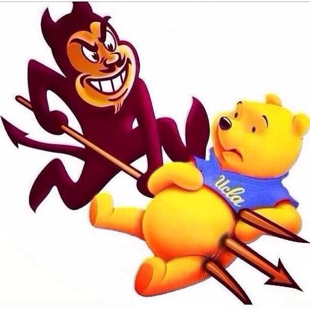 #GAMEDAY #BeatTheBruins 🔱🆙🔥🔥🔥🔥 @SunDevilHoops  🏀