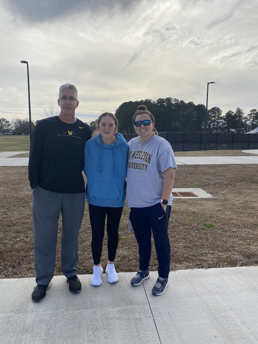 Thanks <a href="/Coach_M_Booth/">Meredith Booth</a> <a href="/NC_Wesleyan_SB/">N.C. Wesleyan Softball</a> for showing me the beautiful campus yesterday!! Hope to be back another time!!@mikeSWStorm <a href="/swstorm_navy/">south wake storm navy</a>