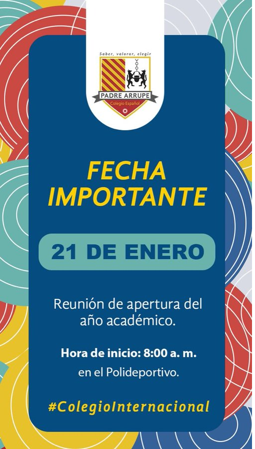 AngelOlinesi's tweet photo. Estamos a pocos días de dar inicio.
#SoyArrupe #Arrupe2023  #EducacionDeCalidad #SiempreMásParaLosDemás #Calidad #Educación #EducacionSv https://t.co/XlHhIR9bv5