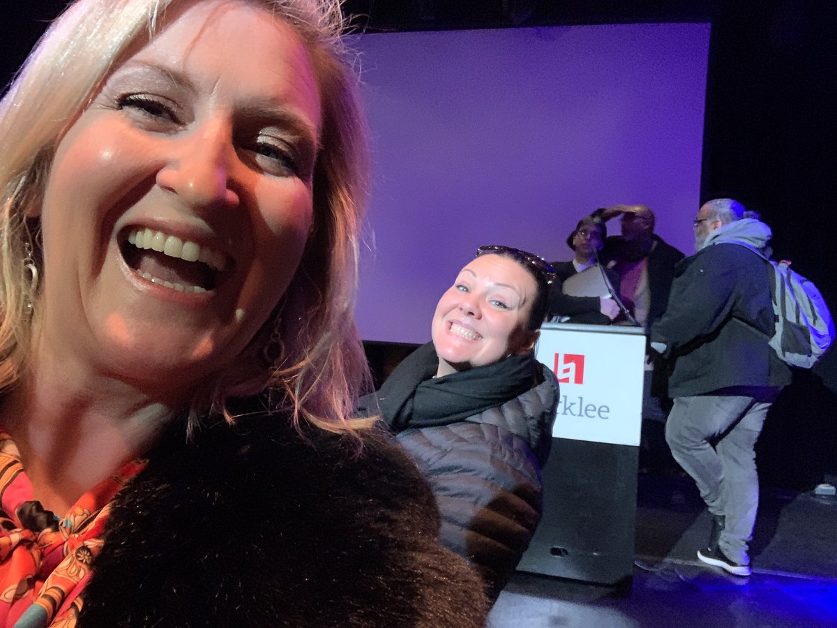 Gearing up for the Spring 2023 semester at Berklee. Fantastic Voice Department Faculty meeting today with presentations by Dr Trineice Robinson-Martin &amp; Prof. Lisa Thorson. Photobombed by Paola Munda.😍 Looking forward to working with Berklee students and faculty again.🎶