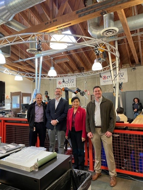 RepJudyChu's tweet photo. This week, I visited @MotivSS in Pasadena to learn about our local contributions to the space program and how the Small Business Innovation Research program I strongly support is helping our small businesses develop new technologies and keep the U.S. globally competitive. https://t.co/0dRMlfB0u2