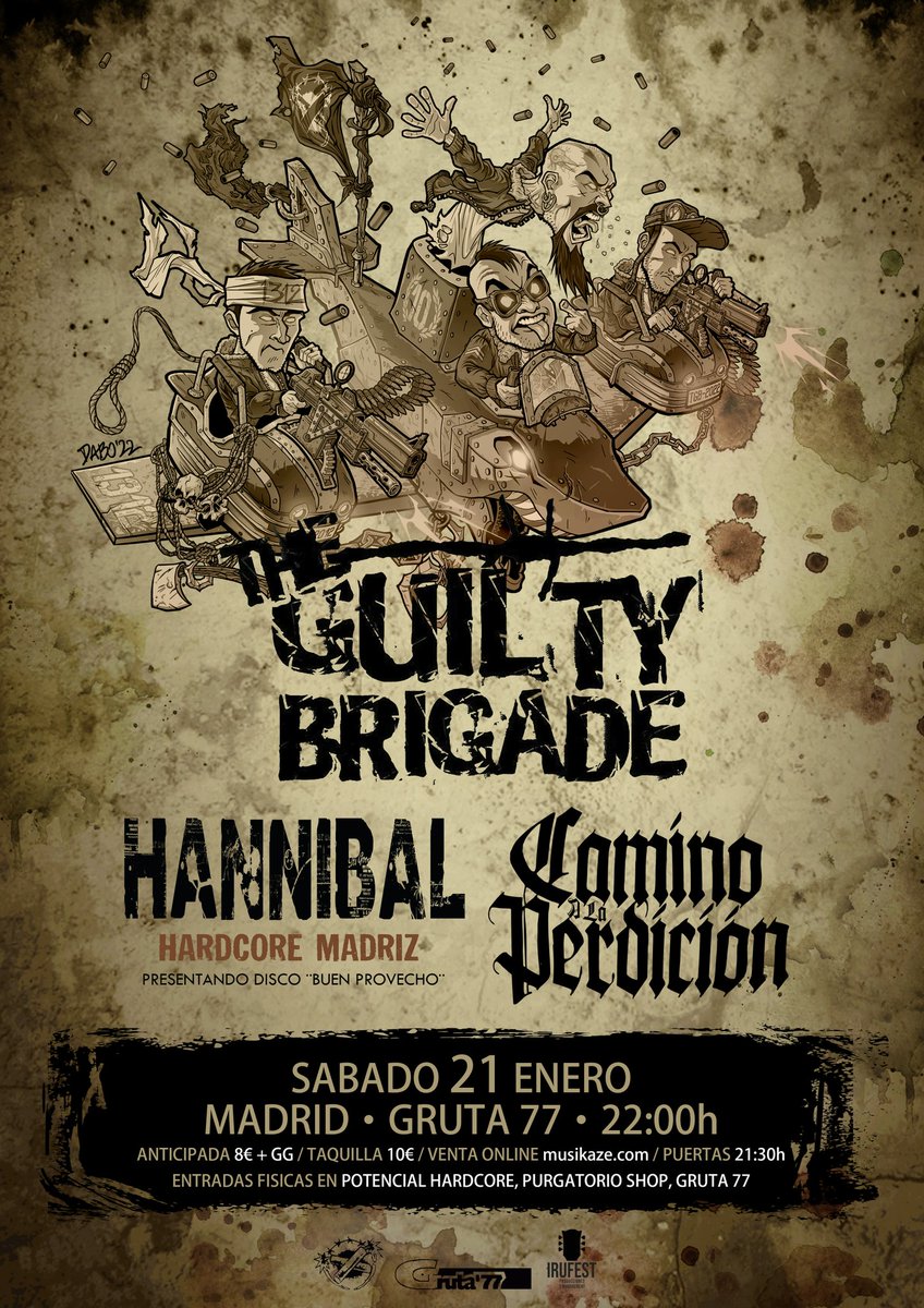 🔥 #Madrid 🔥

¡No queda nada ostia! 

Y nos informan de que han apuntalado la <a href="/gruta77madrid/">Gruta 77</a>  ... La que se va a liar va a ser memorable avionetos... 

¿Os apuntáis o que ? 

Anticipada Online:
bit.ly/3XlasDG
Anticipada Física:
📍 <a href="/POTENCIALHC/">POTENCIAL HARDCORE</a> 
📍 #PurgatorioShop