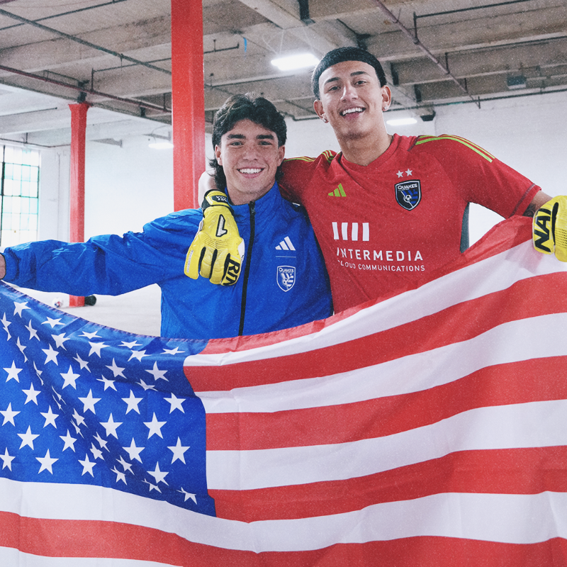 SJEarthquakes's tweet photo. Him &amp; Himothy. 🇺🇸

NEWS: Earthquakes Homegrown players Emi Ochoa and Niko Tsakiris called to United States U20 National Team.