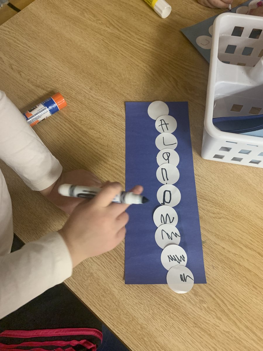 MissVoisin's tweet image. A new Winter craft to add to our Free Play! Students were busy creating their snow-people with their names. One student made one for himself, his mom and his dad. He said, &quot;My name is the tallest!&quot; #NameRecognition #FineMotorPractice @SPPDurham
