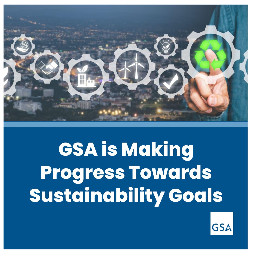 USGSA's tweet photo. ➡ https://t.co/N0JiceIbJE
GSA took major strides this year toward helping the federal government lead by example and leverage its buying power and building footprint to combat climate change and create clean energy jobs.
#Sustainability #GSATech #GreenTech https://t.co/TGDJEEWelT