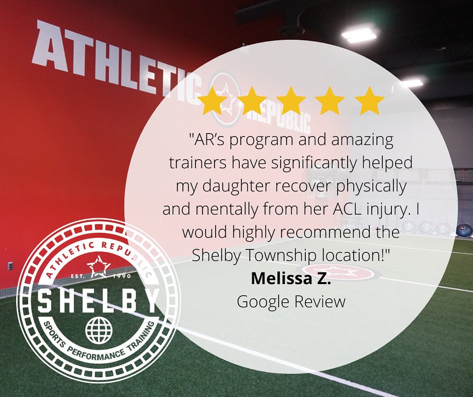 AR_Shelby_Comm's tweet photo. Seeing an athlete's growth and confidence to get back on the field post injury is truly rewarding! Thank you for the review Melissa!
#aclbridge #aclathlete #returntoplay #returntoplayprogram #athleticrepublic #weknowathletes #collegeathlete #collegesoccerplayer #womenssoccer https://t.co/2WhgQFNOKj
