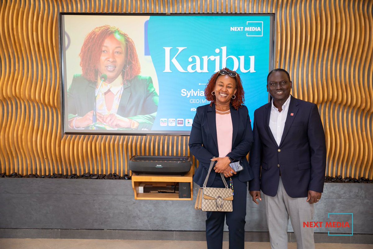 KKariisa's tweet photo. We have had the pleasure of hosting @sylmulinge, the CEO of @MTNUganda, at the Next Media Park this evening. We gave her the #NextMediaTours experience, where she also managed to engage with our people and know more about our products and Transformation journey. (1/4) https://t.co/grfY53nOiX