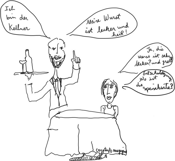 cryptTarts's tweet image. #cryptartsmagazine in talks with this (secret for now) artist about a regular blockchain humor comic for our #folkart zine!