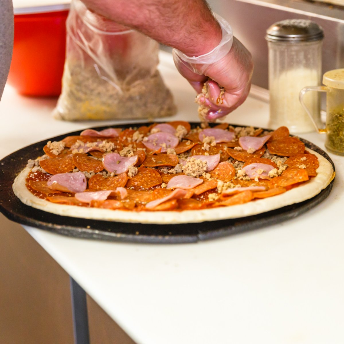 MarcysLeopold's tweet photo. Served fresh and hot, our pizza is sure to hit the spot. Stop by soon for an order of your own. https://t.co/v0WgnWXtRM