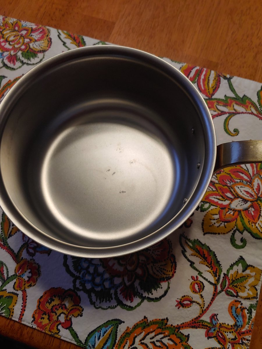 falk_usa's tweet photo. Beware PITTING! These small, dark indentations in the stainless are not physical damage from utensils, but caused by a chemical reaction from solid salt sitting on the bottom of the pan in the presence of cool water. Best practice is to always heat water prior to adding salt. https://t.co/6FOLK4q6mU