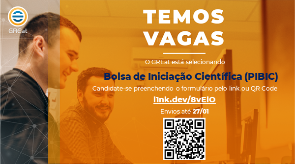 GREat_UFC's tweet photo. O Departamento de Computação torna público que estão abertas, no período de 13/01/2023 a 27/01/2023, as inscrições para as bolsas de Iniciação Científica - PIBIC (1 bolsa remunerada e 1 vaga voluntária) 

Link do formulário: https://t.co/4pIMQWxkeZ https://t.co/Ud9NVvZkwz